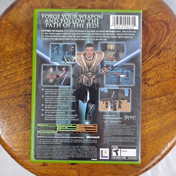 XBox Star Wars Jedi Knight: Jedi Academy Video Game - Picture 5 of 6